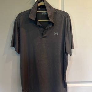 Men's Under Armour Gray Polo